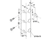 Cabinet Hanger Concealed Rapid Fit LH