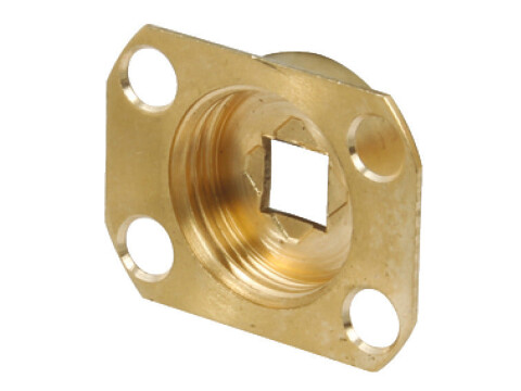 Fixed Dead Mount, for 8 mm Square Spindle, to Fix Dead Pairs of Levers/Knobs