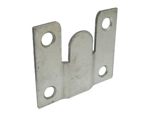 Flush Mount Fitting, Steel, for Cabinet Hangers
