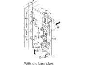 Concealed Cabinet Hanger Long Plate RH