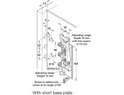 Concealed Cabinet Hanger Long Plate RH