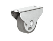 D15mm Castor Fixed wo Brake Pl Galv