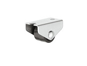 D15mm Castor Fixed wo Brake Pl Galv