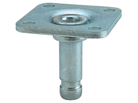 Pin for Castors, &Oslash; 10 mm, with 38 mm Mounting Plate