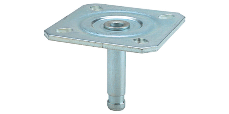Pin for Castors, &Oslash; 11 mm, with 65 mm Mounting Plate