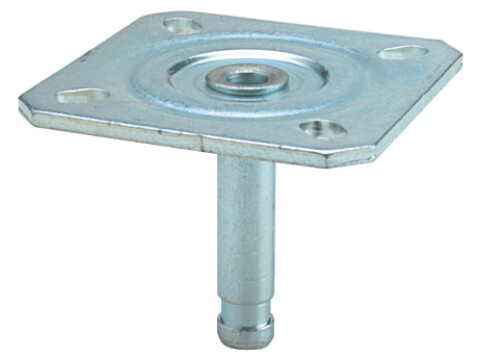 Pin for Castors, &Oslash; 11 mm, with 65 mm Mounting Plate