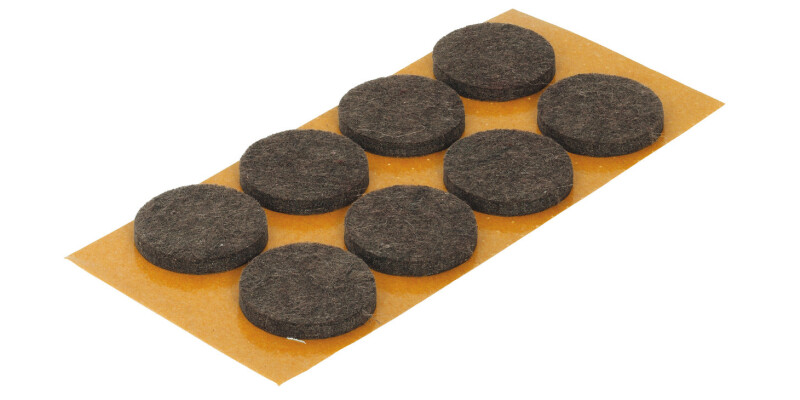 Felt Glide, Round, Self Adhesive