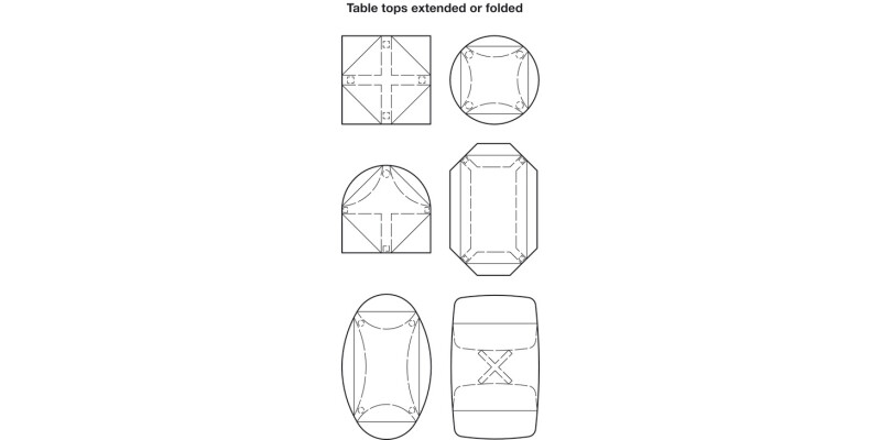 TKB Drop Leaf Table Fitting 20kg