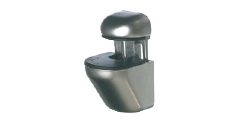 Shelf Support, Clamp Design, 43 mm, Screw Fixing, for Glass or Wooden Shelves
