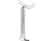 Flatline Spiral Riser Silver