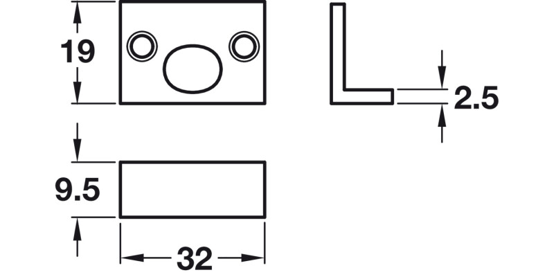Angle Strike for Straight Barrel Bolt SN