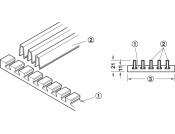Vent Grille Crossbar 250mm AA Slv EV1