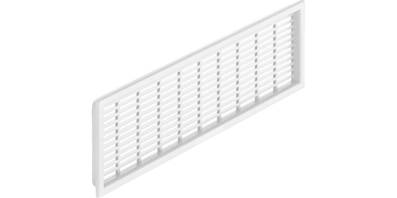 Ventilation Grille, for Recess Mounting, with Flanged Rim