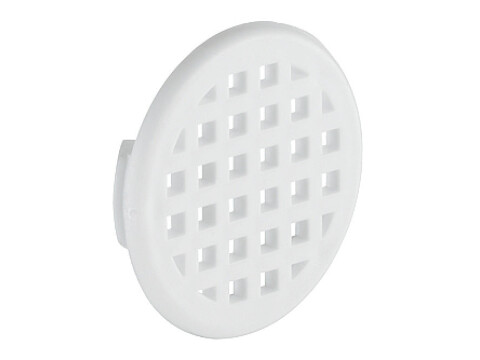Ventilation Trim, Press Fittings with Three Mounting Lugs, &Oslash; 37 mm, Plastic