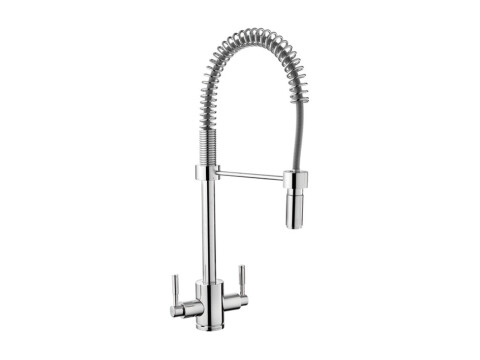 Tap, Dual Lever, with Pull Out Spray, Rangemaster Aquatrend Professional