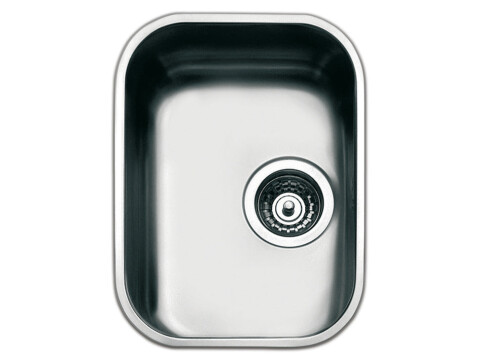 Sink, 1.0 Bowl, Stainless Steel, Smeg Alba