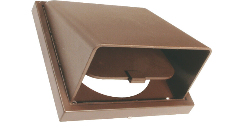 Wall Outlet, with Round Spigot, Cowled, Manrose