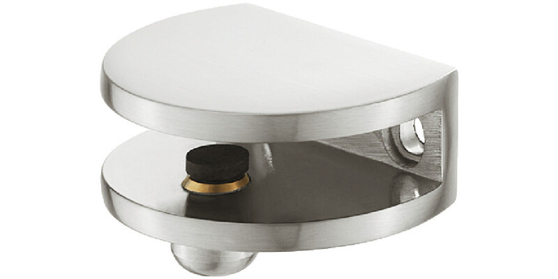 Shelf Support, Clamp Design, Screw Fixing, for Glass and Wooden Shelves
