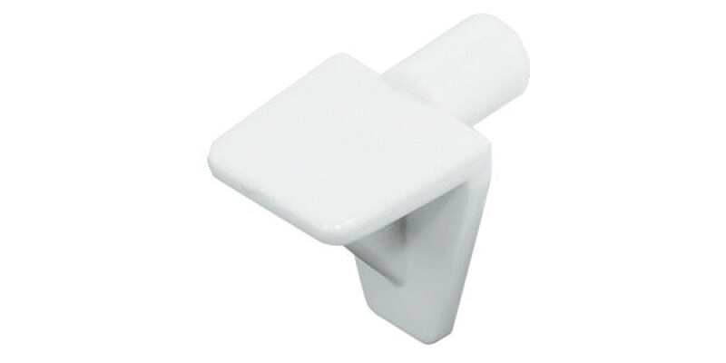 Shelf Support, Plug in, for &Oslash; 5 mm Hole with Grooved Plug