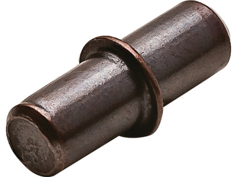 Shelf Support, Plug in, with Collar, for Wooden Shelves and &Oslash; 5 mm Hole