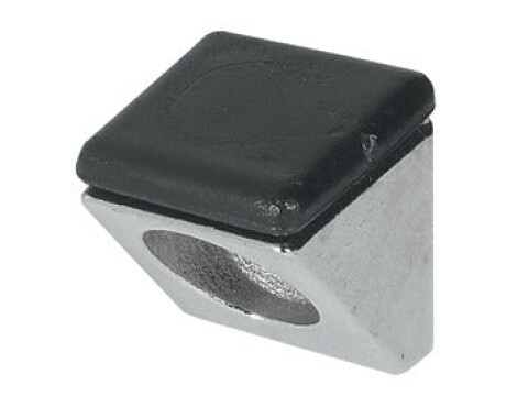 Shelf Support, Screw Fixing, with Black Cap