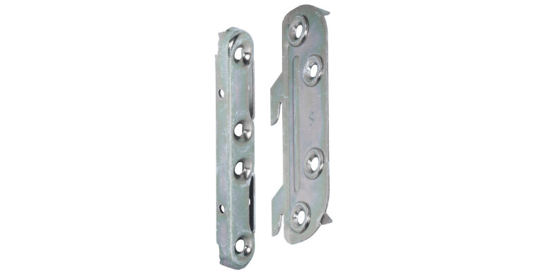 Bed Fittings, Noval K, Strike Plate Height 100-130 mm, Steel