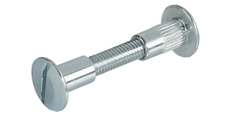 Connecting Screw, Complete Fitting with Sleeve, Screw with Screwdriver Slot