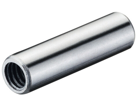 Sleeve, for &Oslash; 5 mm Holes, Steel, with M4 Internal Thread