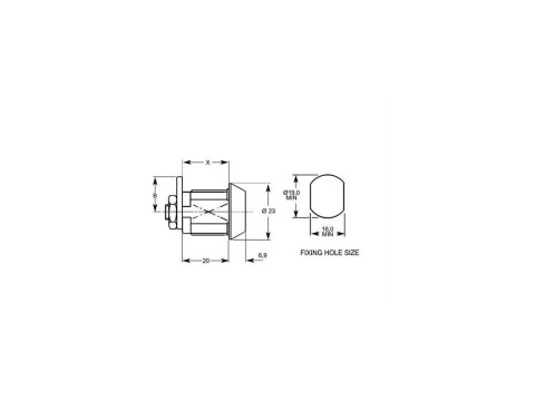 2105 / 2106 CAMLOCK 20MM