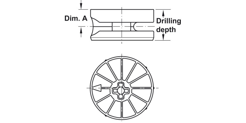 Maxifix Housing SW6 35mm ZA Bright