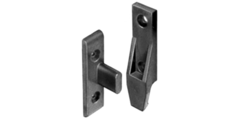 Partition Fasteners Set, Surface Mounted, EH, H&auml;fele Pacofix SF