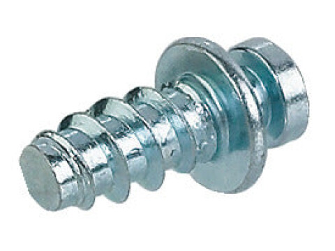 Modular Screw, for Single-Sided Installation in Wood, with Special Thread, Colla