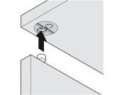 Connnecting Fitting Recessed Pl Brown