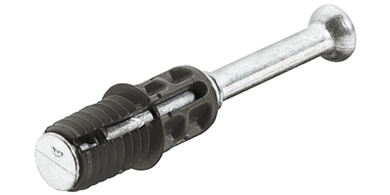 Spreading Bolt, for &Oslash; 8 mm Hole, with Harpoon Thread, Minifix C100