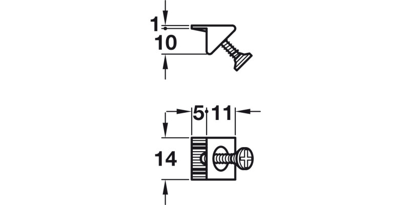 Rear Panel Connector SF Pl White