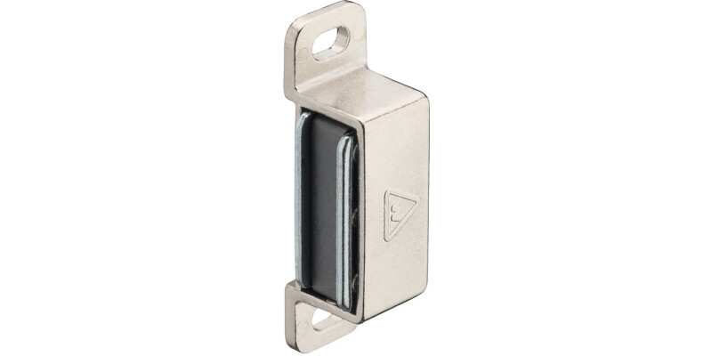 Magnetic Catch, Pull (approx) 4.0 kg, for Screw Fixing, Square, Zinc Alloy