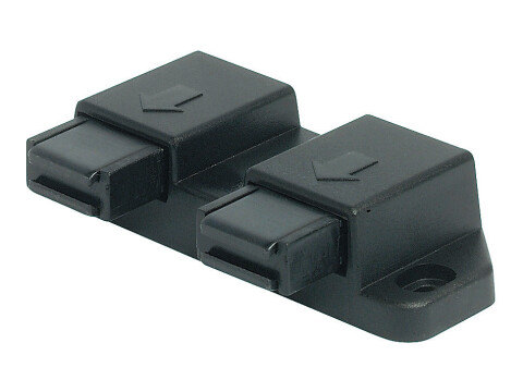 Magnetic Pressure Catch, Pull 2.5 kg, for Screw Fixing, for Double Glass Doors,