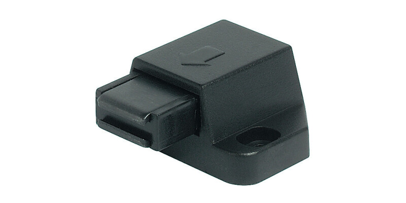 Magnetic Pressure Catch, Pull 1.8 kg, for Screw Fixing, for Single Glass Doors,