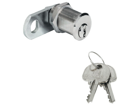 Cylinder Cam Lock, with Straight Cam and Nut Attachment, Thread Max. 21 mm