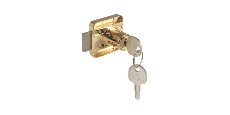 Rim Lock, with &Oslash; 18 mm Cylinder, Right Hand Version