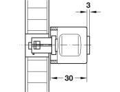 Symo3000 Cover Plate 1.2mm Zinc MNP