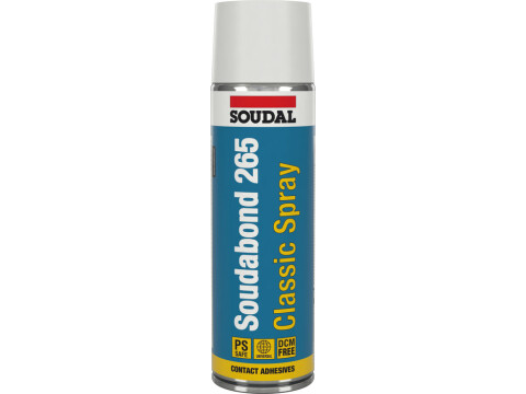 Contact Adhesive, Sprayable, 265 SP Classic, Soudal