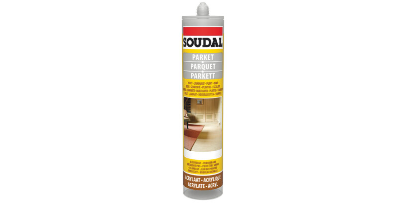 Acrylic Sealant, Parquet, 300ml Tube, Soudal