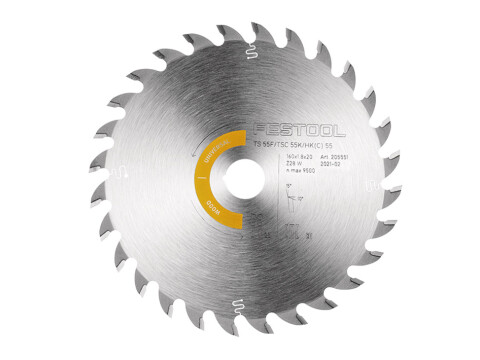 Saw Blade, Wood, Universal, W28, &Oslash; 160 mm, Festool