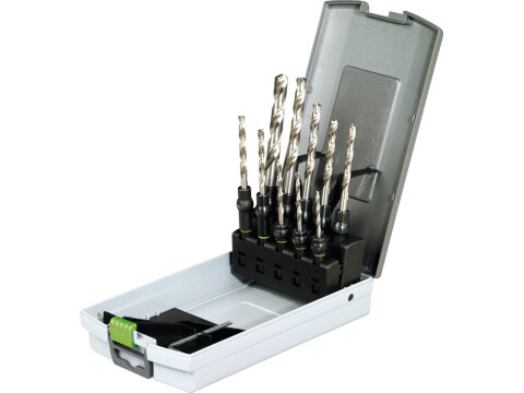 Drill Bits Set, 10 Pcs, &Oslash; 3-10 mm, Twist, Festool