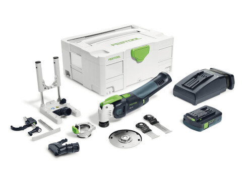 Cordless Oscillator, VECTURO OSC 18 Li 3, 1 E-Set, Festool