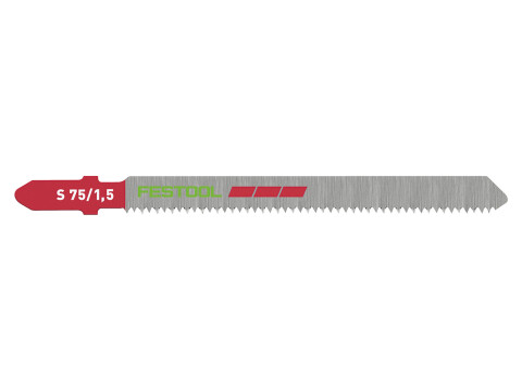 Jigsaw Blade, for Plastic Profiles, Pack of 5 Blades