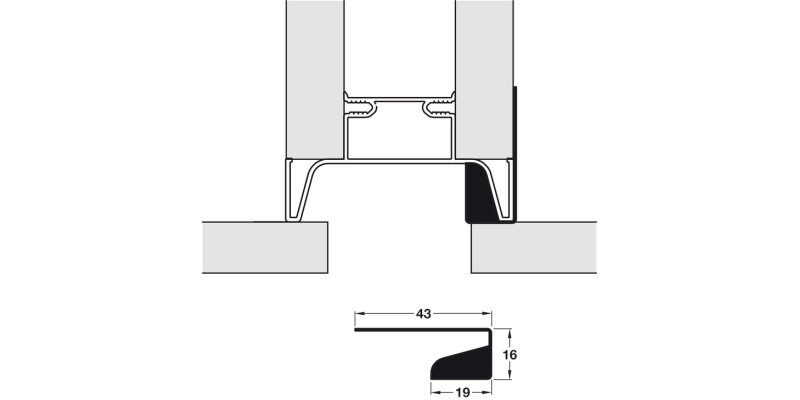 Gola Sys E Prof Vert 580mm Alu Slv