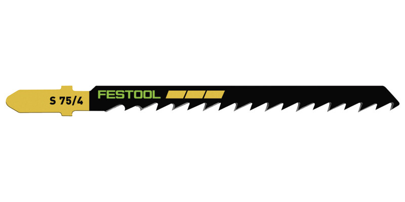 Jigsaw Blade, for Wood Basic, Pack of 5 Blades, Festool S 75/4/5