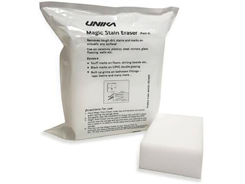 Magic Eraser, Pack of 4 Sponges, Unika